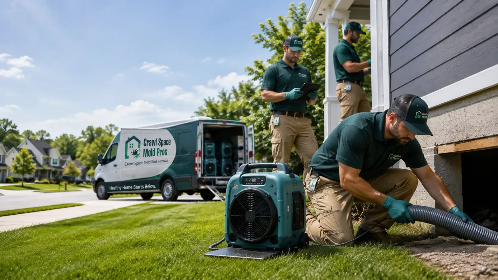 Crawl Space Mold Removal in Plummer, ID